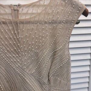 Stunning black and white formal dress